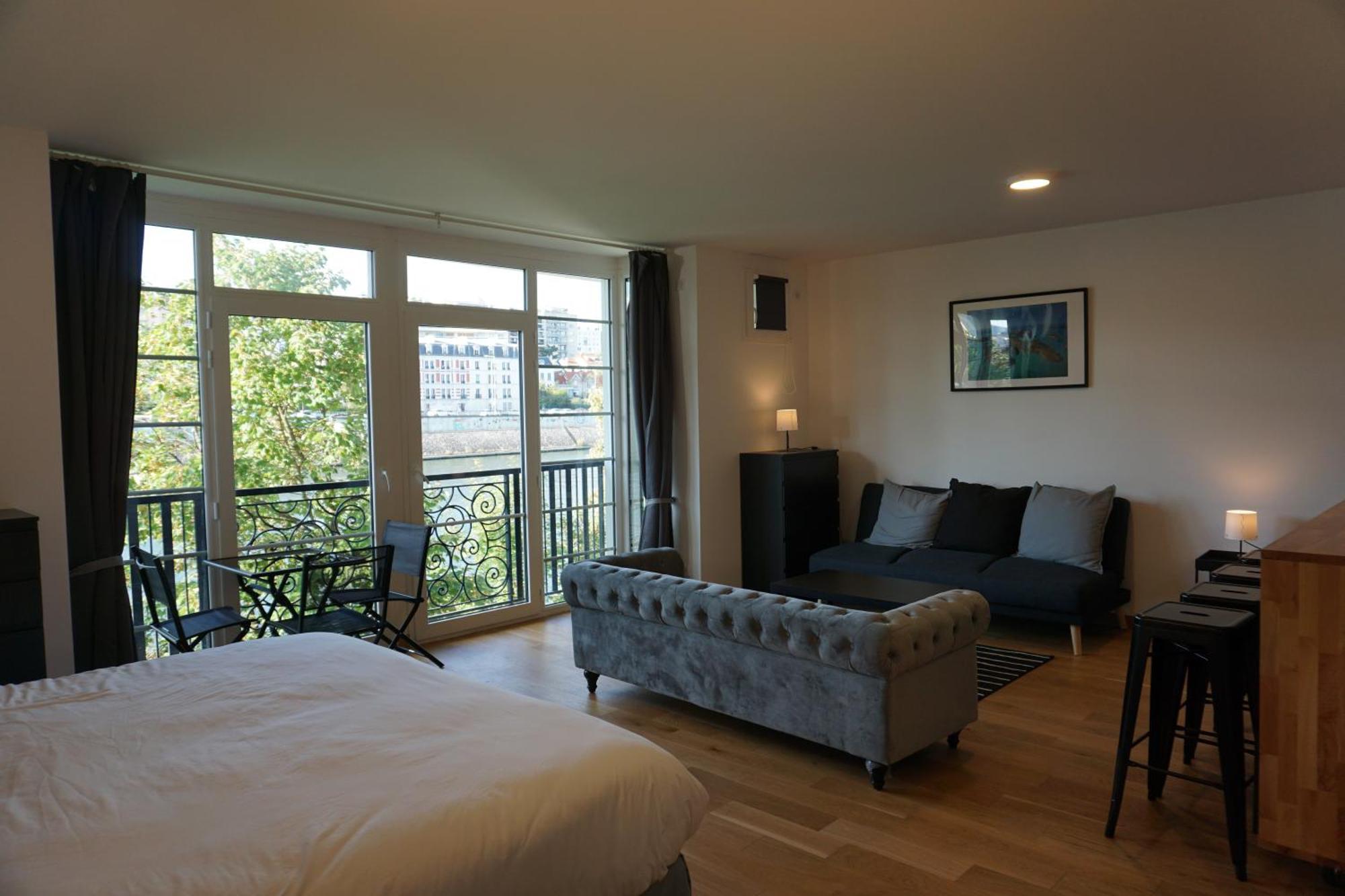 Residences Grande Jatte, Bord De Seine, Suites 52M2 A 97M2, Hopital Americain A 600M Ньой сюр Сен Екстериор снимка